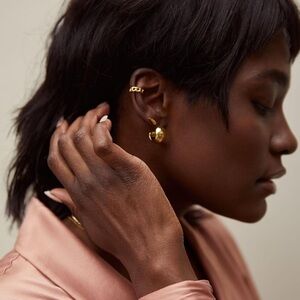 Uncommon James Gold Bold Huggie Hoops